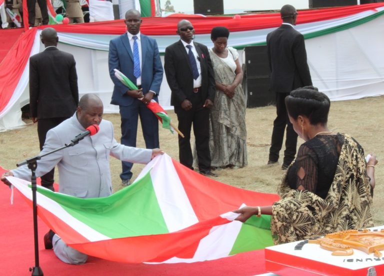 Evariste Ndayishimiye et son épouse