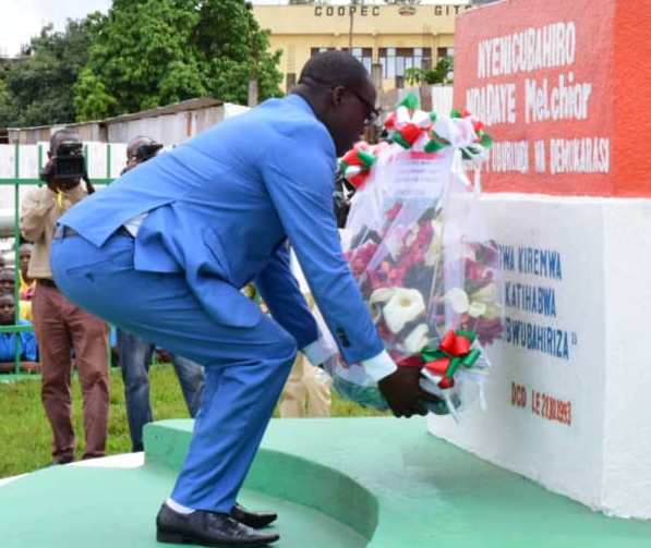 Commémoration du 30e anniversaire de l'assassinat du président Melchior Ndadaye