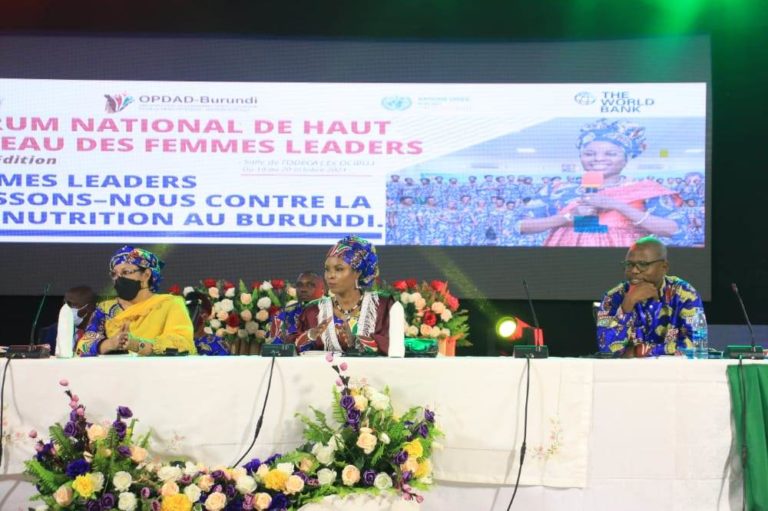 Les Premières dames burundaise et nigérienne