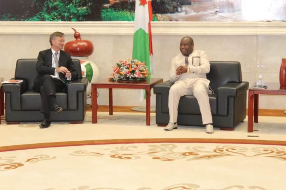 Evariste Ndayishimiye et Jérémie Blin
