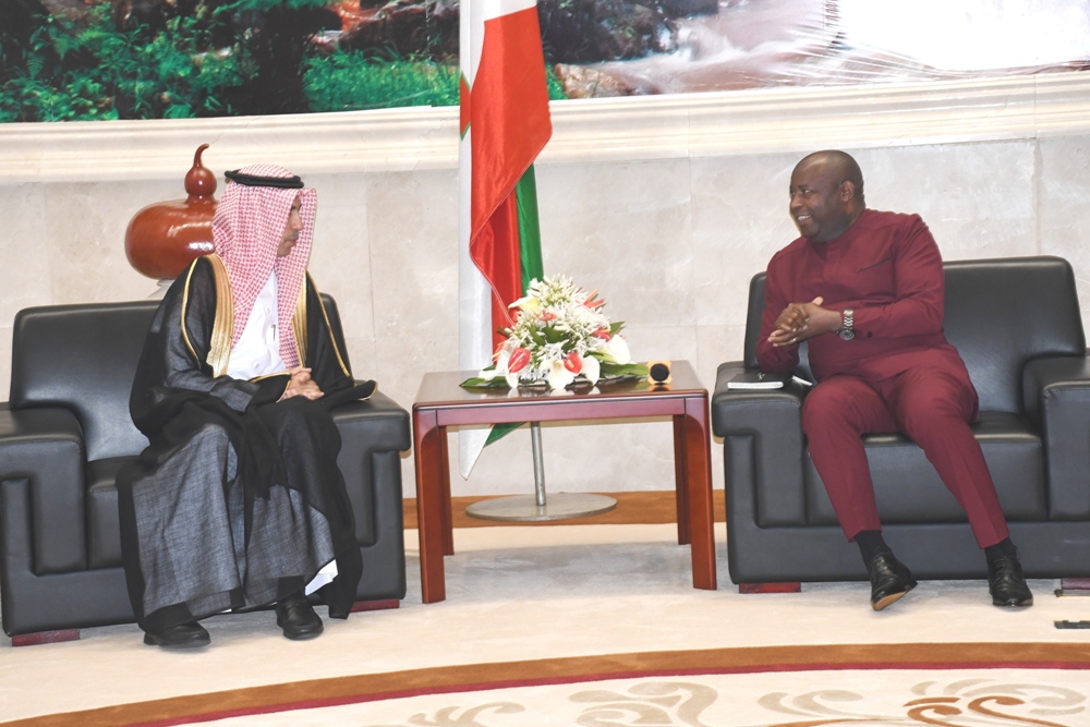 Palais Présidentiel Ntare Rushatsi: Présentation des lettres de créance du nouvel Ambassadeur d'Arabie Saoudite