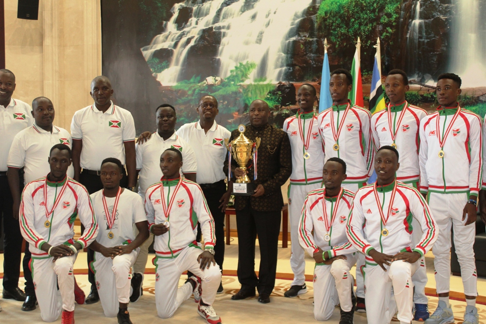 Les joueurs de handball