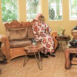 Evariste Ndayishimiye en audience avec Hawa Cissé